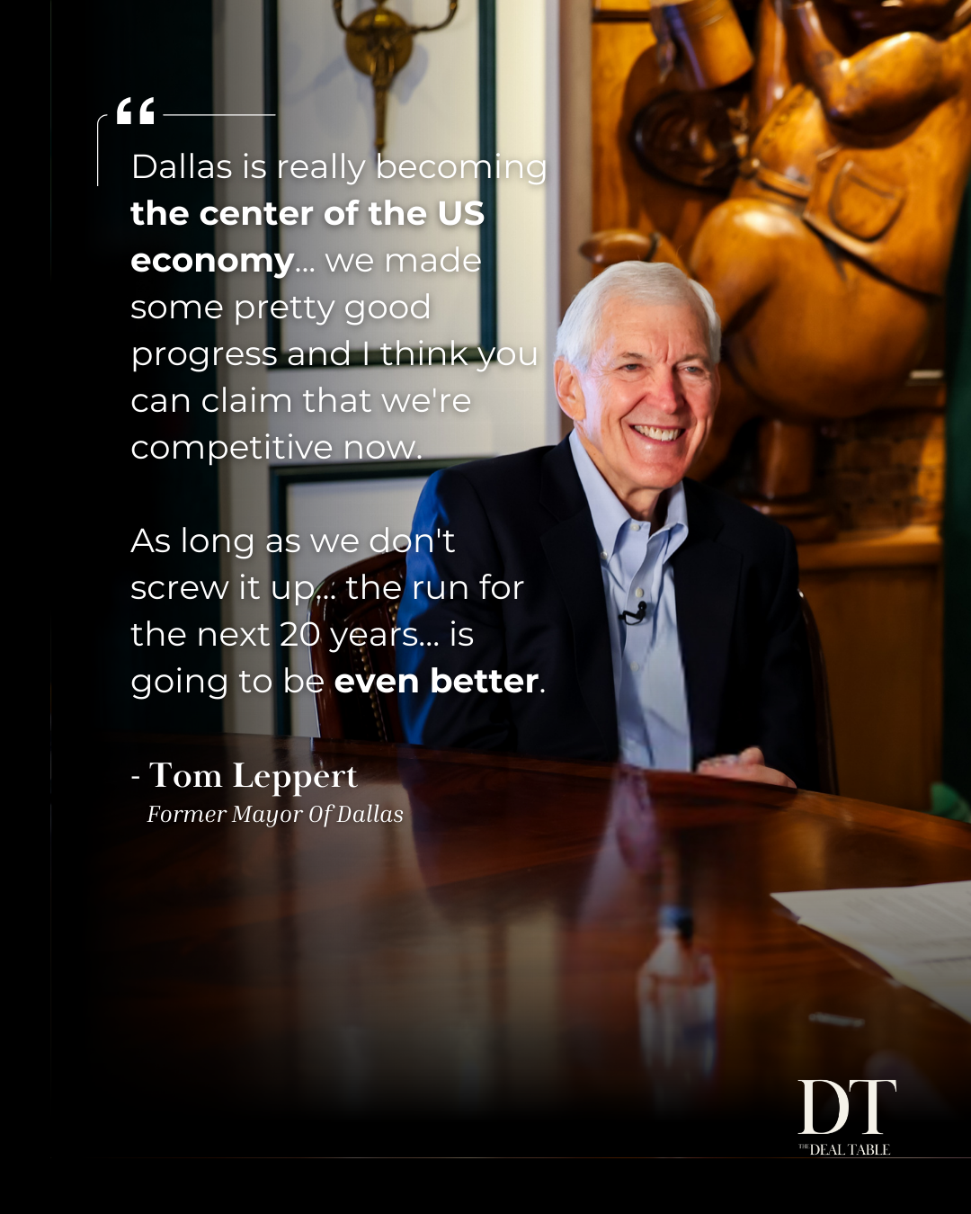 Tom Leppert - Quote Card 1